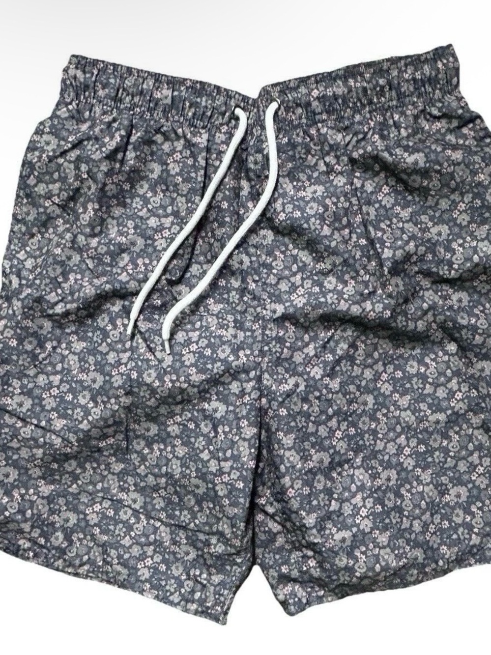 NWT Men’s Arizona Jean Co Floral Swim Trunks Size Small 6.5” Inseam